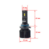 LED лампи Cyclone HB4(9006) 6000K Type 45